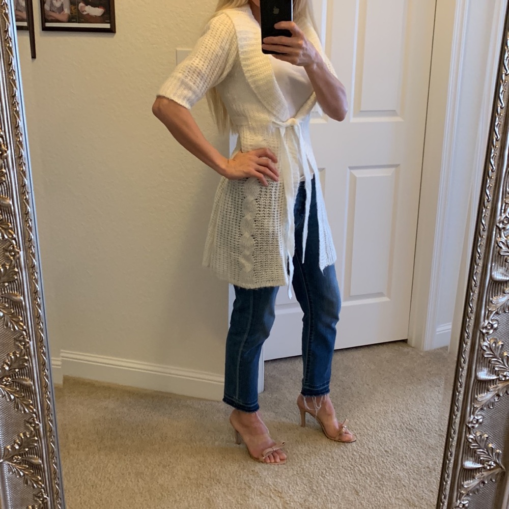 Cream cardigan size S NWOT
